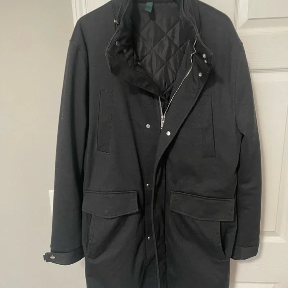 Zara Men's Black Military Jacket - Picture 1 of 3